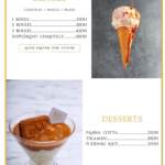 Menu Maison Honoré Marrakech June 2023 381221-003200